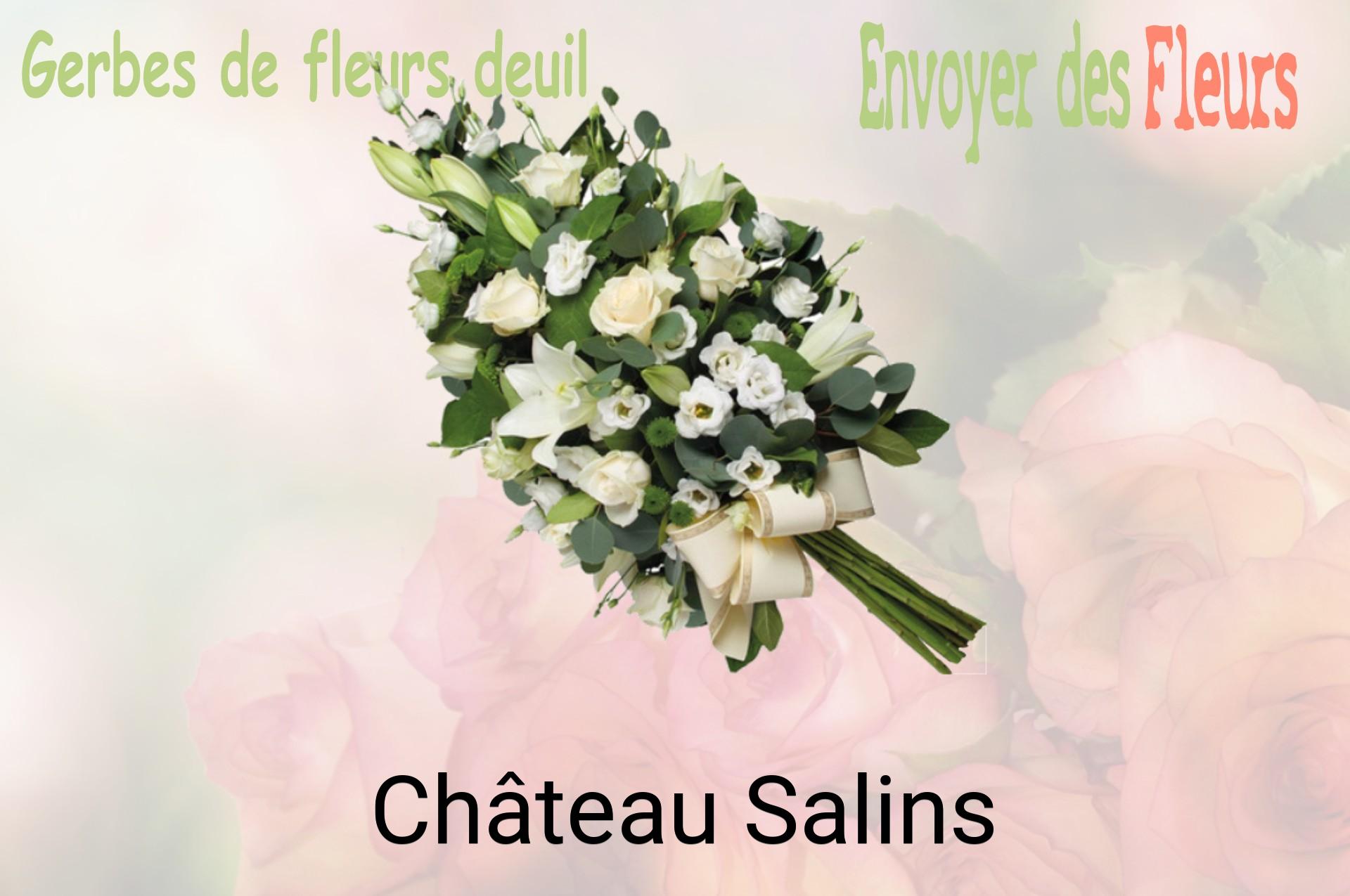 Gerbe de fleurs de deuil livrée à Château-Salins